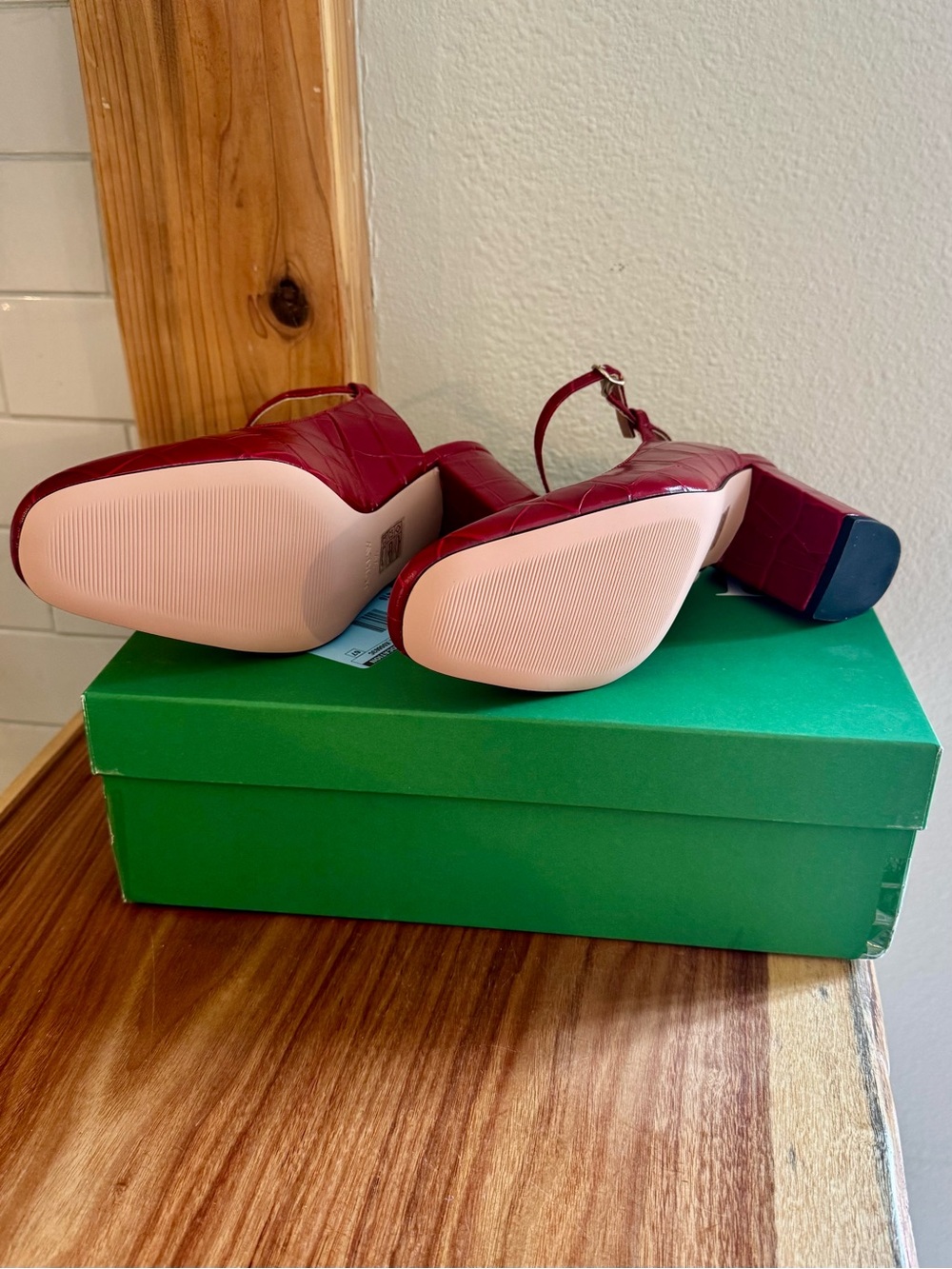 J Crew - Maisie ankle-strap heels - Size 7.5 - Red - NWT - Picture 7 of 7